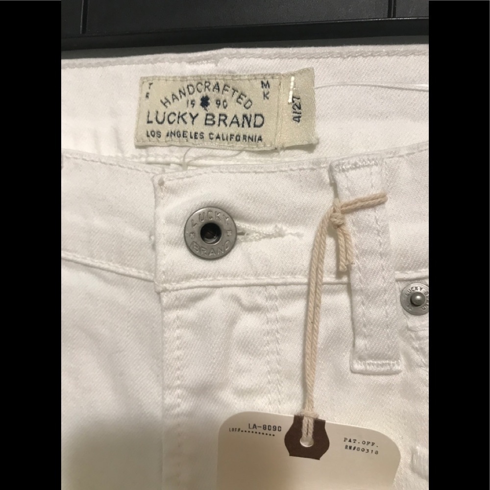 lucky brand roll up crafted emboidered shorts c3. - Picture 16 of 16
